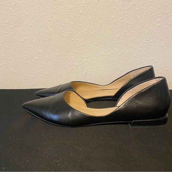 Franco Sarto Neiman D’Orsay Black Flats Size 9 - Picture 2 of 7